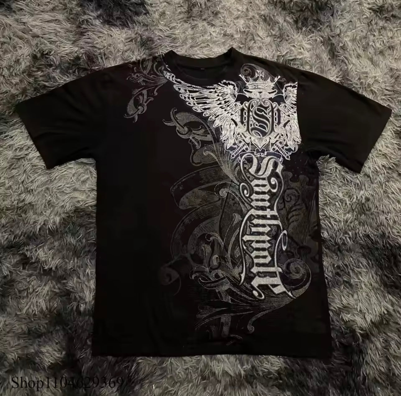angel print tee