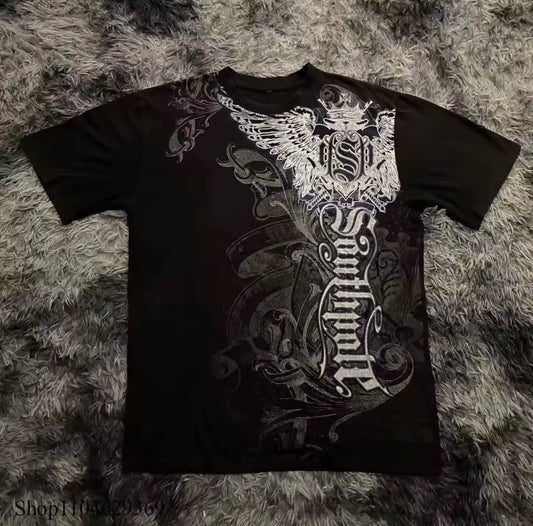 angel print tee