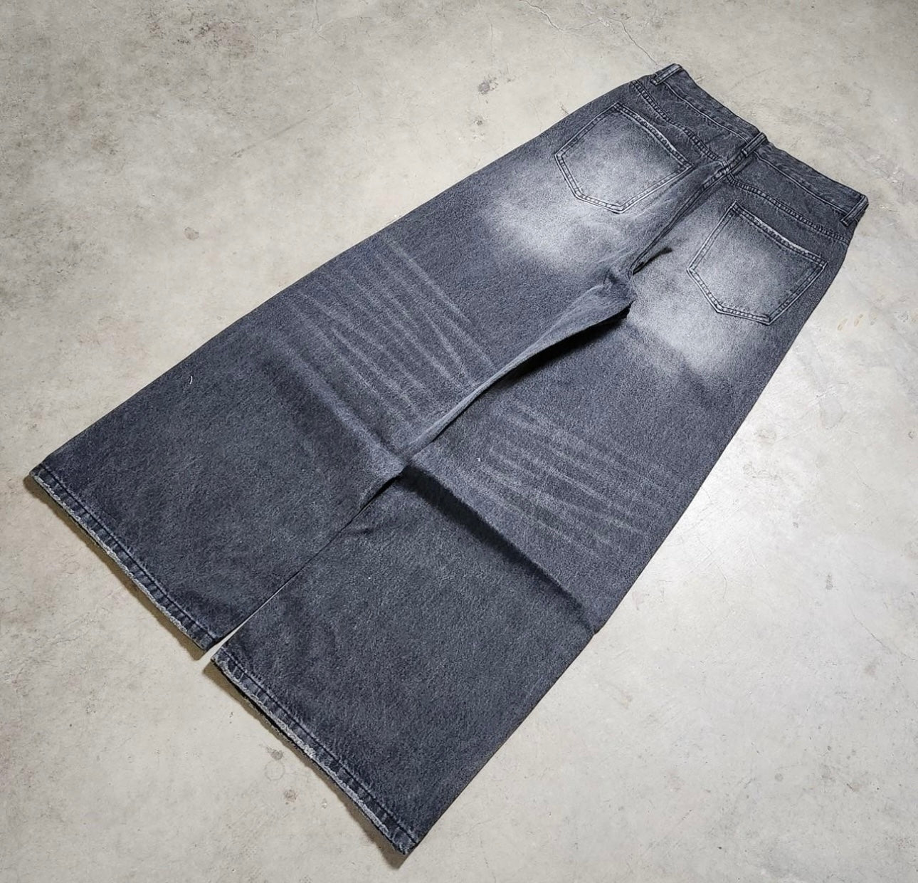 charcoal washed denim