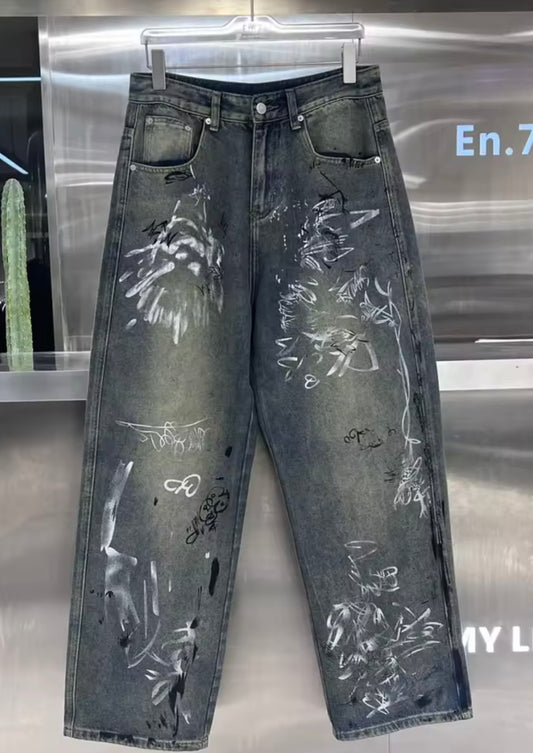eclipse graffiti denim