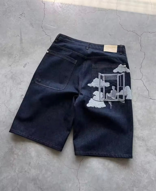 derschutze “in air” denim jorts