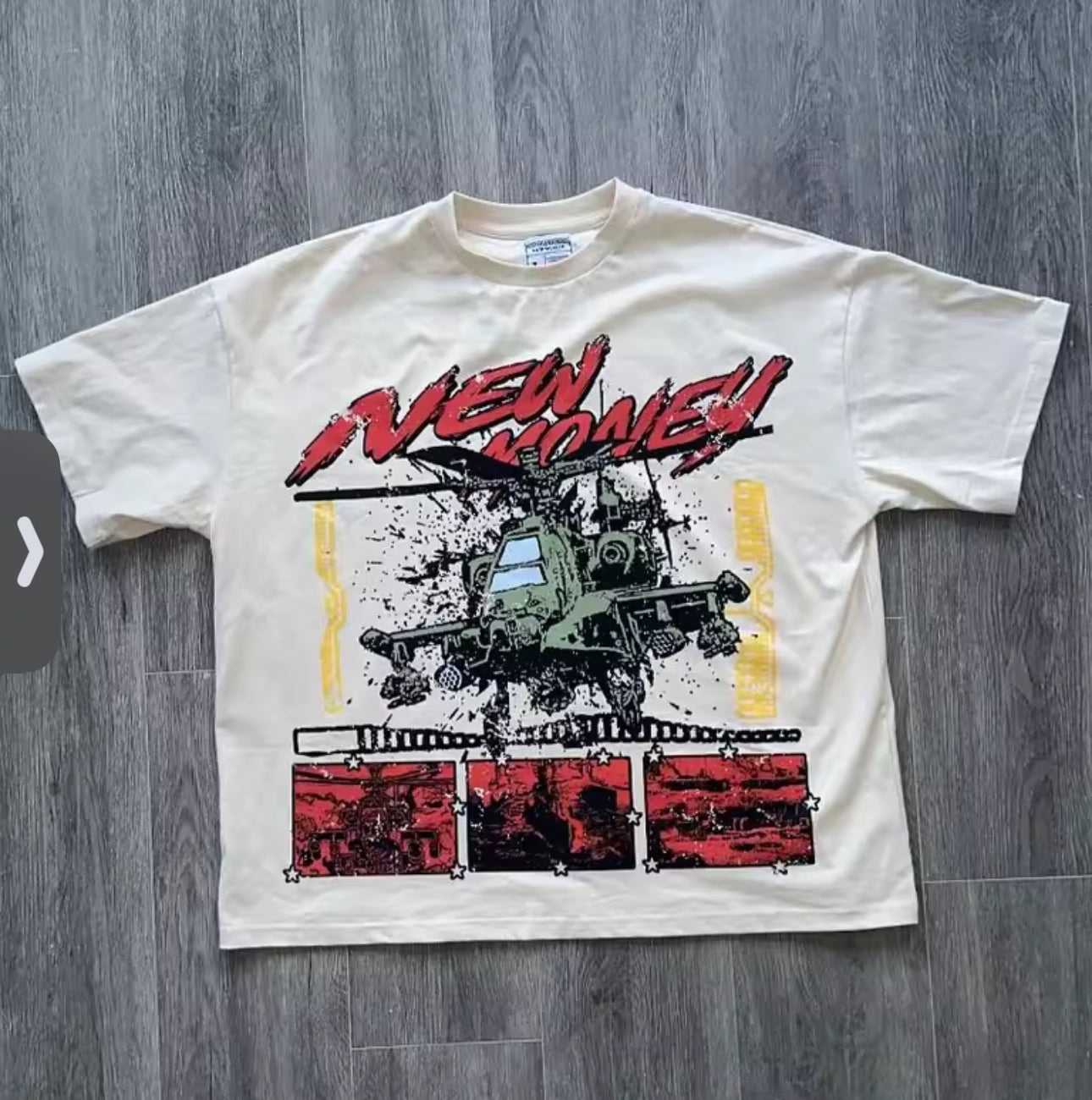 neon money tee