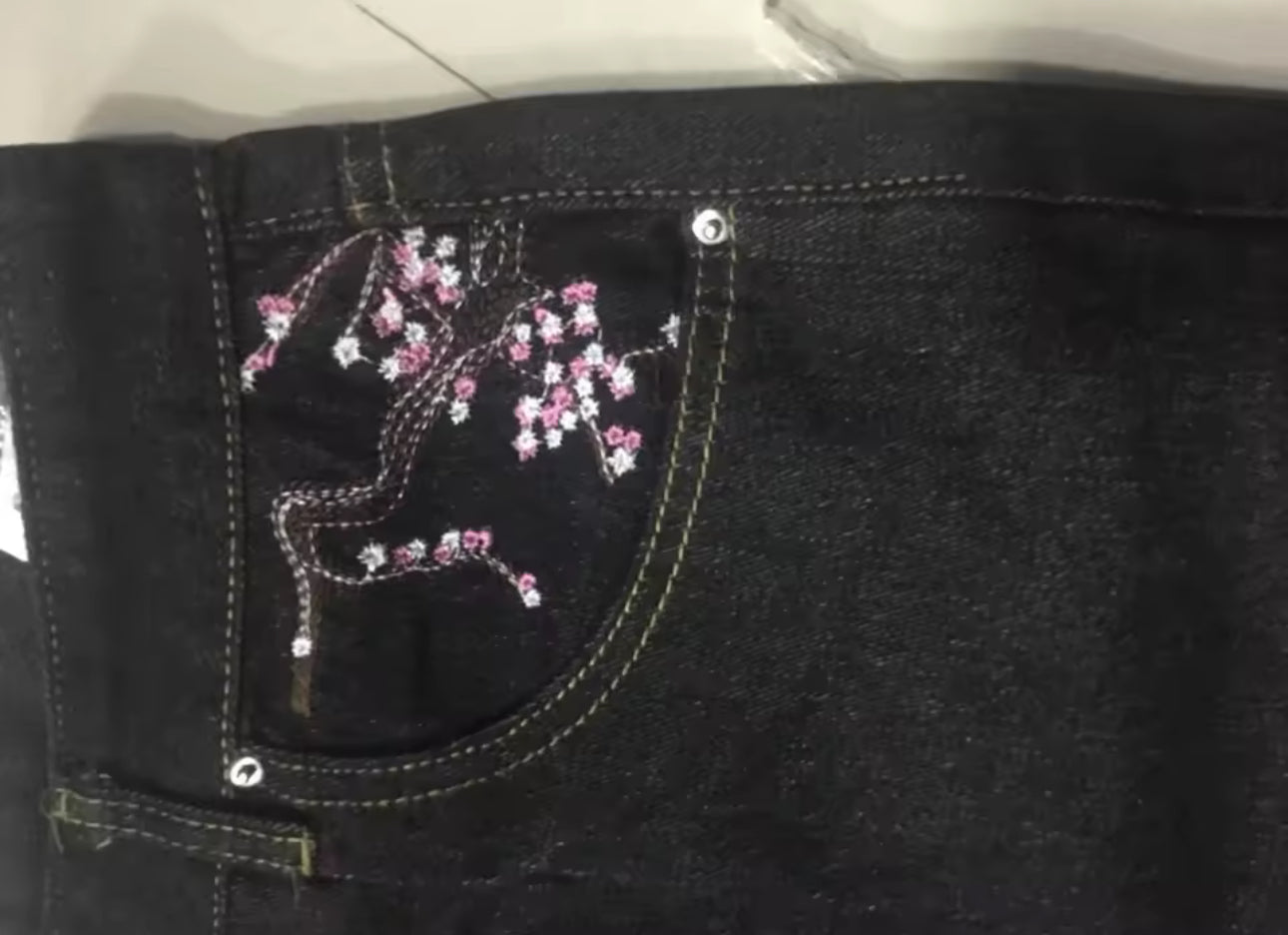 derschutze “blossom v2” raw denim