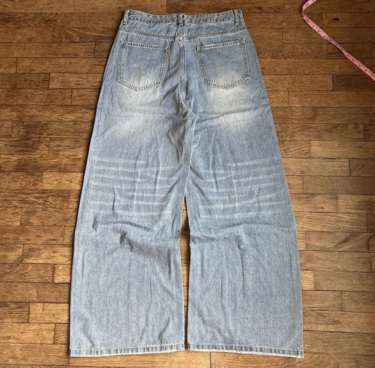 icy blue washed denim